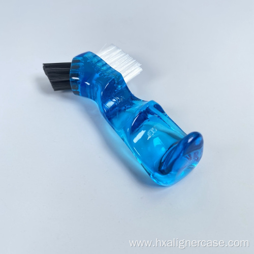 Plastic OEM Colorful Denture Oral Hygiene Denture Brush